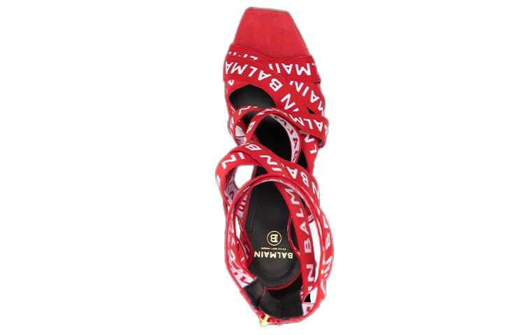 (W) Balmain Logo Print Slide 'Red' 圖 4