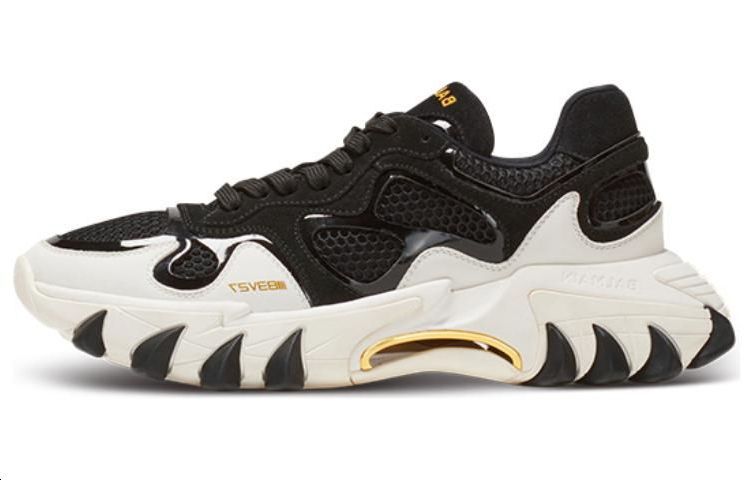 (W) Balmain Low-Top 'Black CMFT'