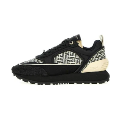 (W) Balmain Low-Top Lace-Up 'Black'