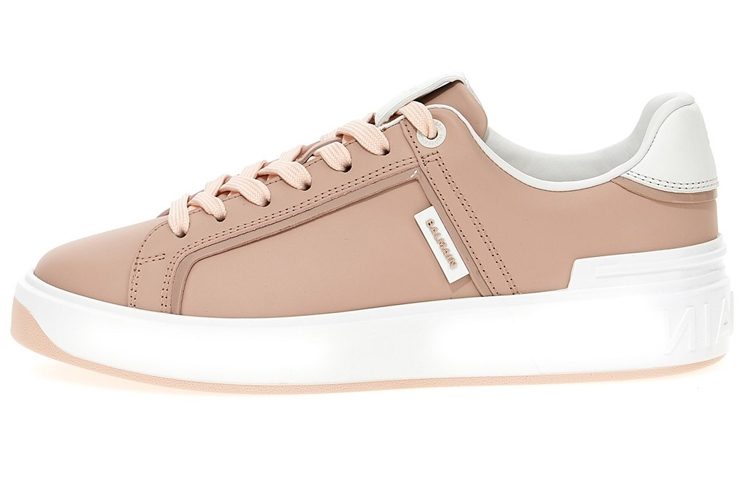 (W) Balmain Low-Top Lace-Up 'Pink Fashion'