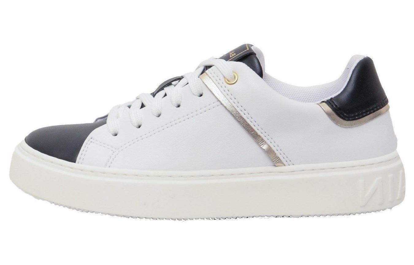 (W) Balmain Low-Top Lace-Up Sneakers 'Black and White'