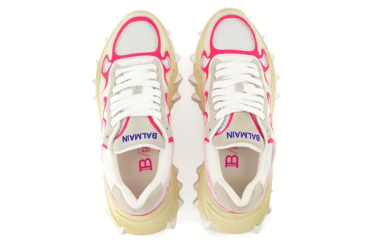 (W) Balmain Low-Top Sneaker 'White Straps' 圖 4