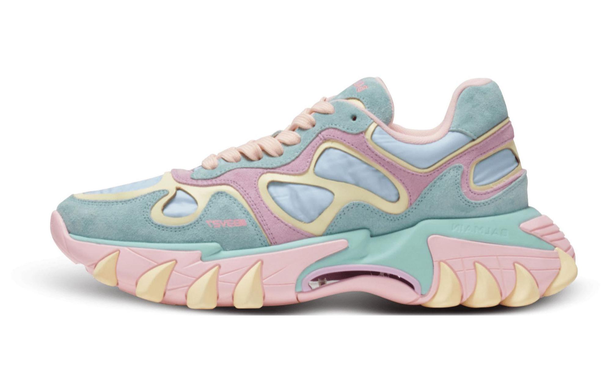 (W) Balmain Low-Top Sneakers 'Blue Purple'