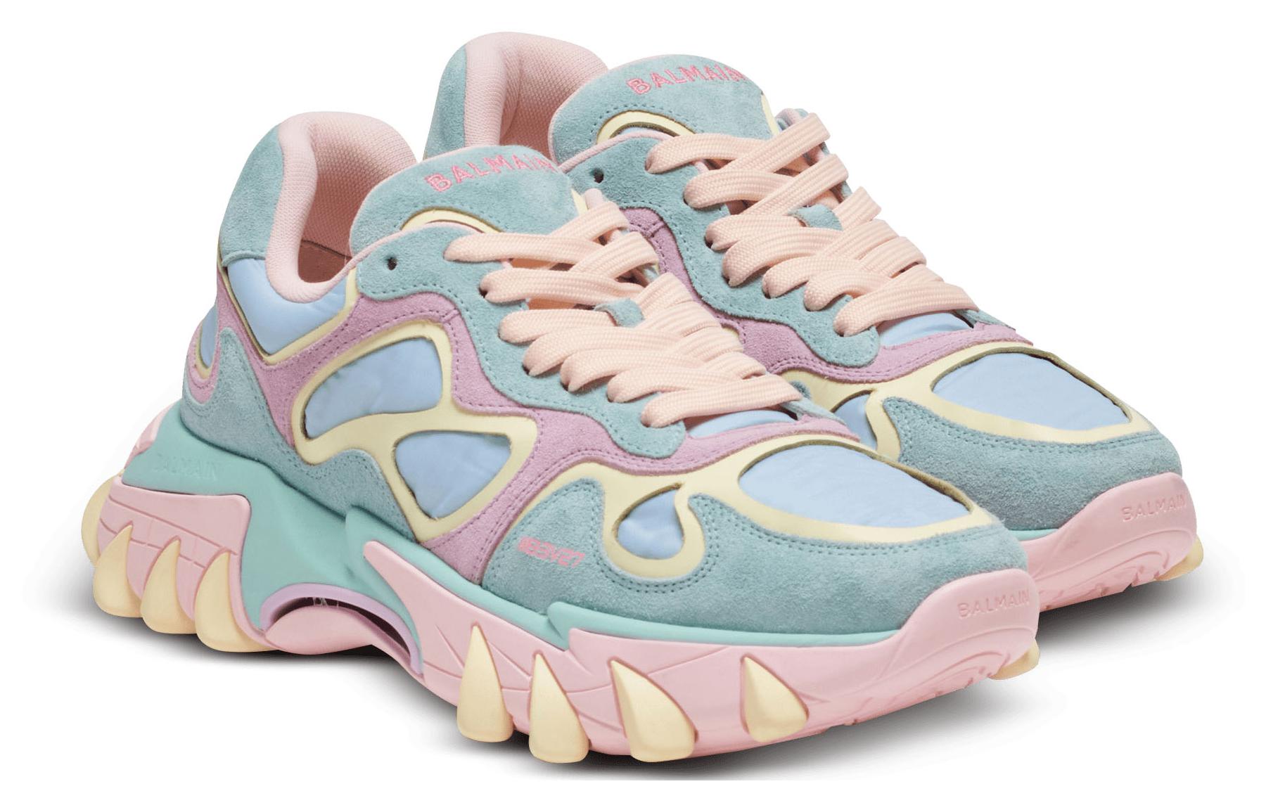 (W) Balmain Low-Top Sneakers 'Blue Purple' 圖 2