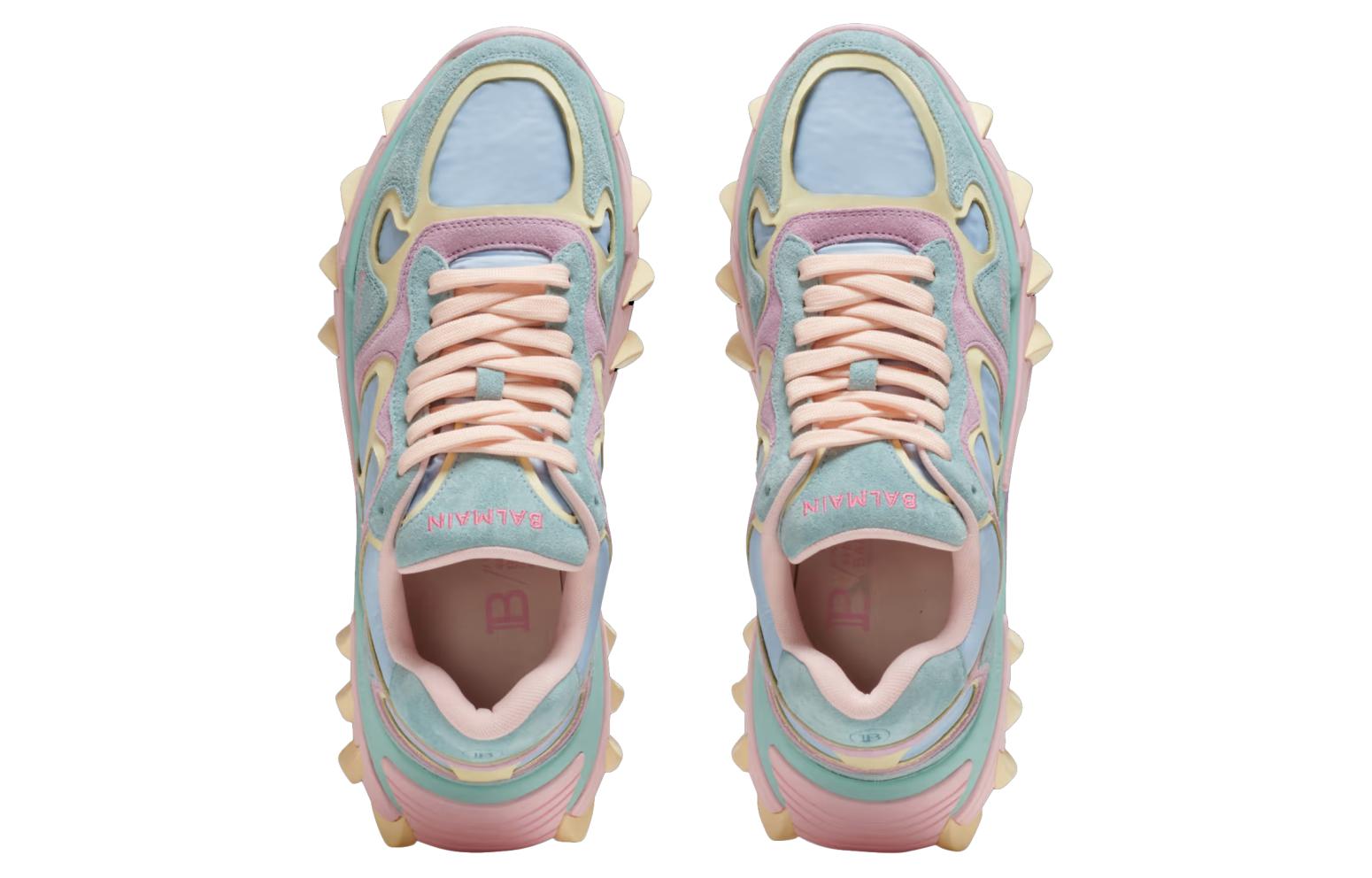 (W) Balmain Low-Top Sneakers 'Blue Purple' 圖 3