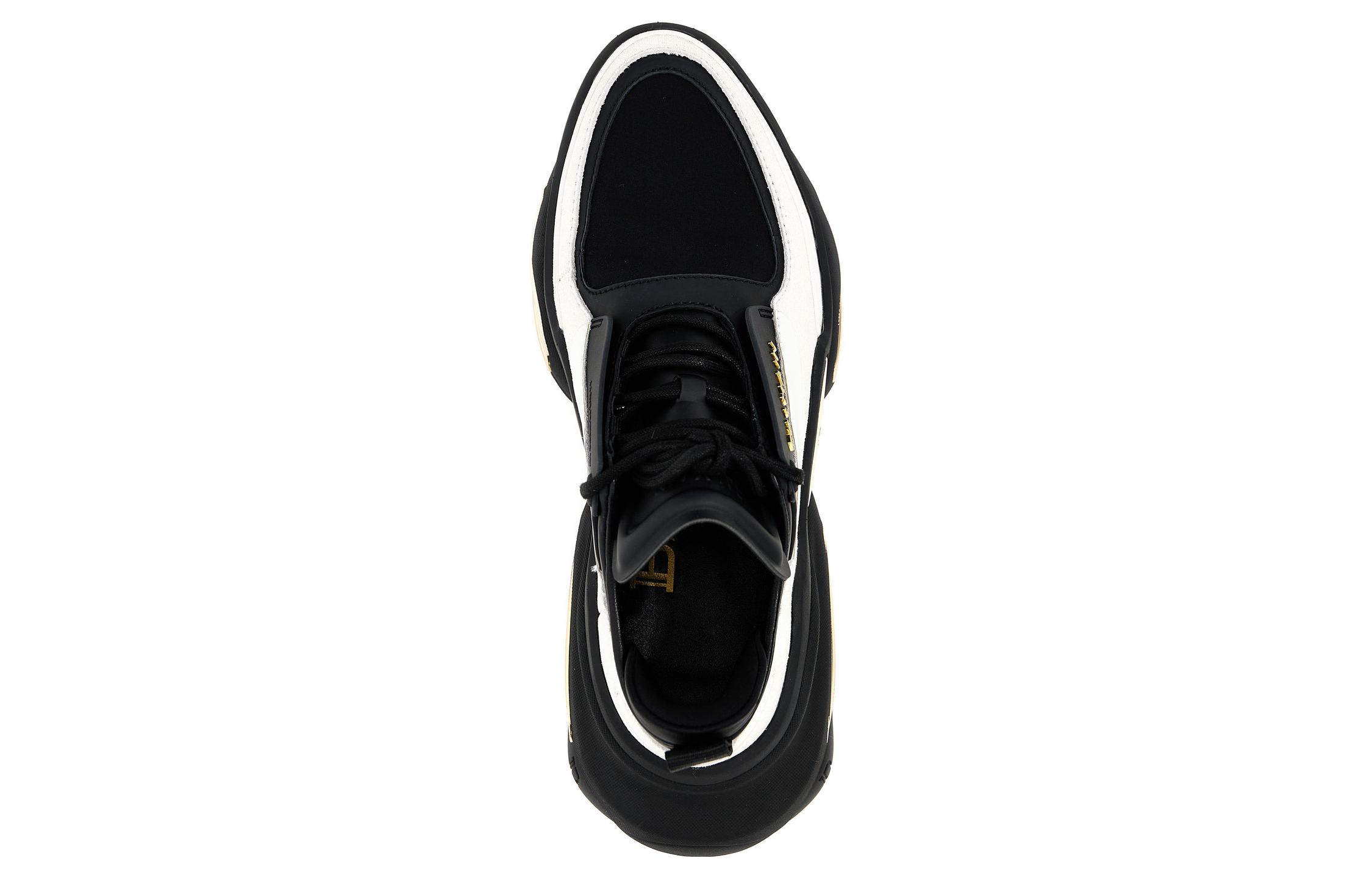 (W) Balmain Low-Top Thick Sole Lace-Up 'Black and White' 圖 4