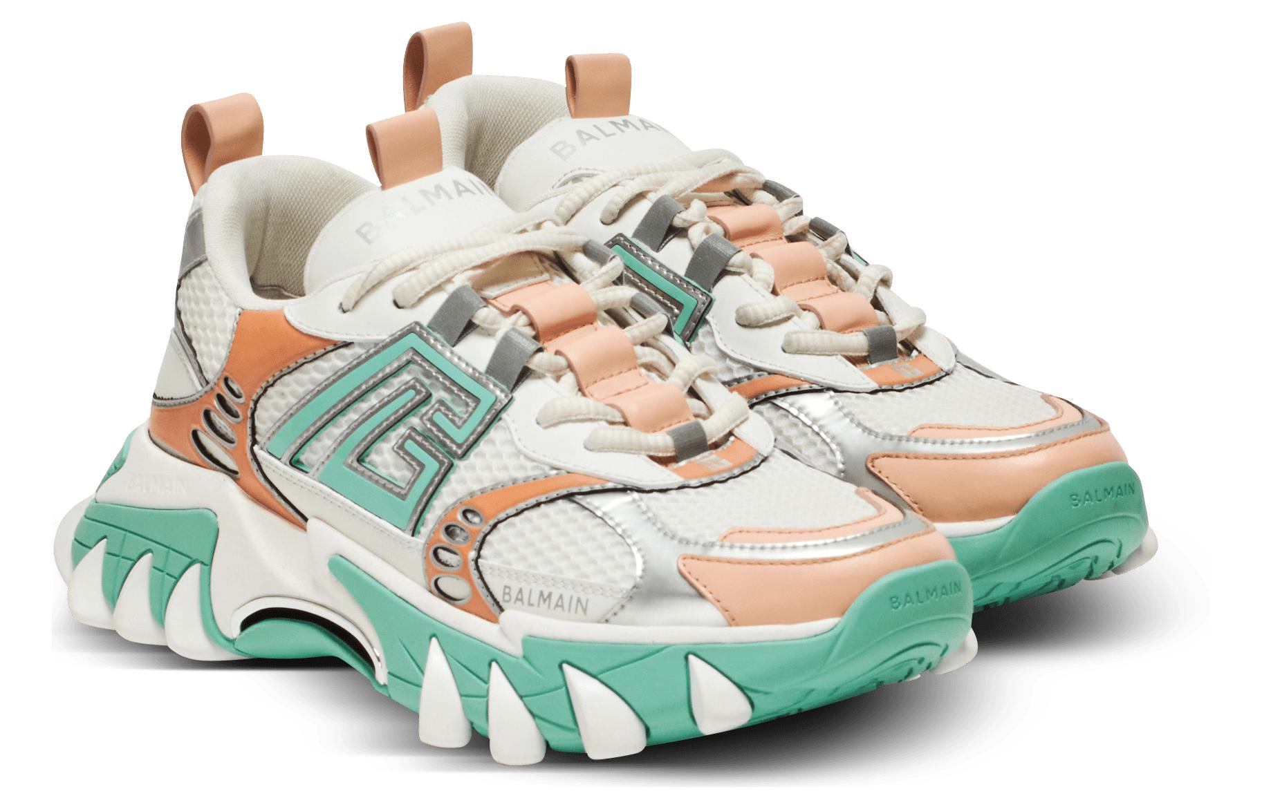 (W) Balmain Low Top 'Green Leather' 圖 3