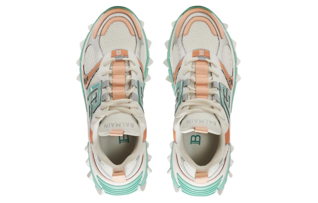 (W) Balmain Low Top 'Green Leather' 圖 4