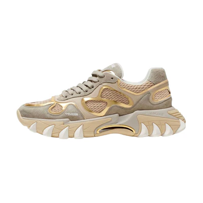(W) Balmain Low-Top Sneakers 'Brown Leather'