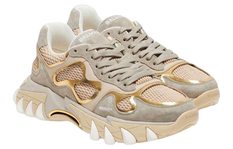 (W) Balmain Low-Top Sneakers 'Brown Leather' 圖 2