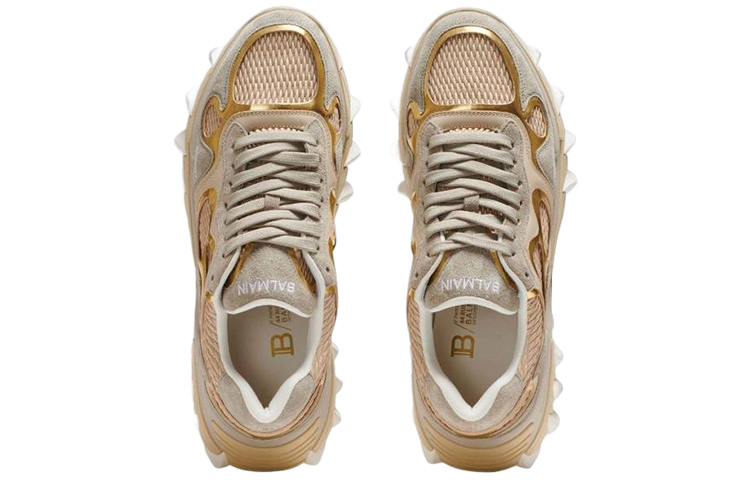 (W) Balmain Low-Top Sneakers 'Brown Leather' 圖 3
