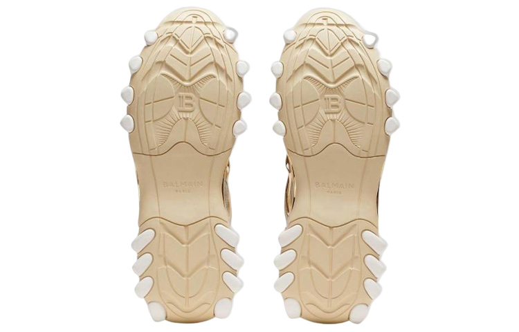 (W) Balmain Low-Top Sneakers 'Brown Leather' 圖 5