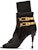 (W) Balmain Mecano But Buku 'Hitam Stiletto Gesper' YN0TA822TKHC0PA