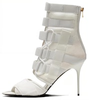 (Women) Balmain Mesh Stiletto Buckle Sandal 'White Fashion' YN0UH829TVBM0FA (Women) Balmain Mesh Stiletto Buckle Sandal 'White Fashion' YN0UH829TVBM0FA