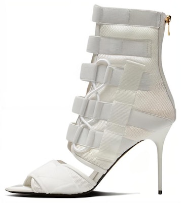 (Women) Balmain Mesh Stiletto Buckle Sandal 'White Fashion' YN0UH829TVBM0FA Buy (Women) Balmain Mesh Stiletto Buckle Sandal 'White Fashion' YN0UH829TVBM0FA