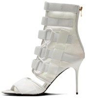 (Women) Balmain Mesh Stiletto Buckle Sandal 'White Fashion' YN0UH829TVBM0FA (Women) Balmain Mesh Stiletto Buckle Sandal 'White Fashion' YN0UH829TVBM0FA
