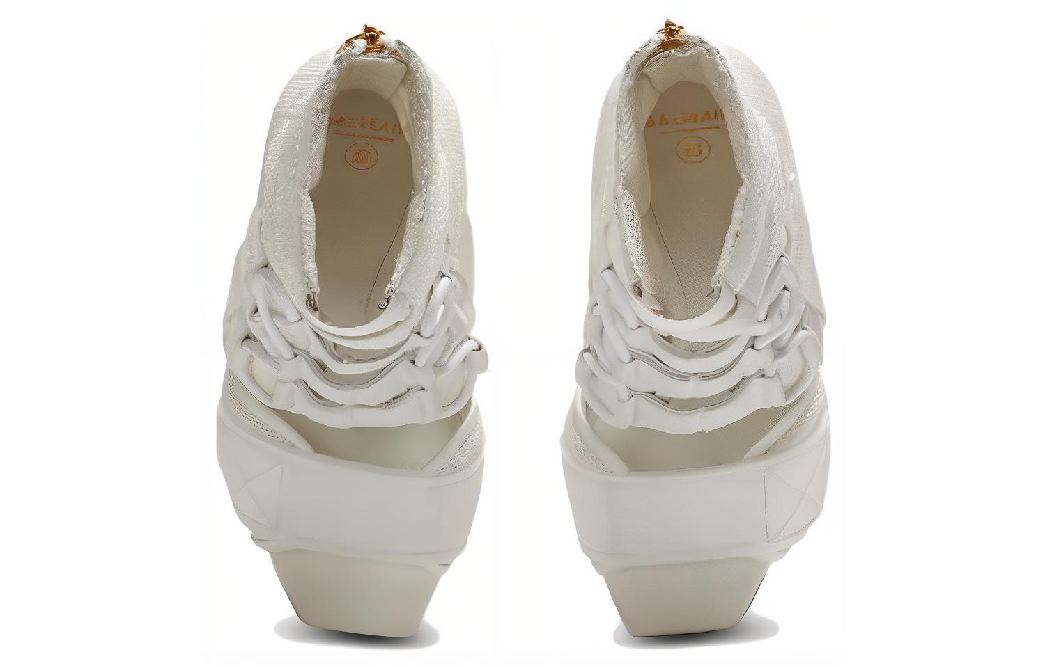 Lookbook (Women) Balmain Mesh Stiletto Buckle Sandal 'White Fashion' YN0UH829TVBM0FA