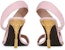 (W) Sandal Kulit Balmain Moneta 'Merah Jambu Baldu' YN1UH764LCMK4AO