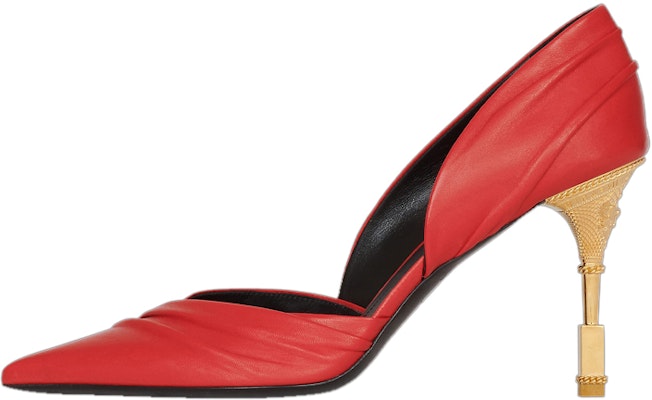 (Women) Balmain Moneta 'Red Dangle Leather Heels' YN1UA762LDPN3AC Buy (Women) Balmain Moneta 'Red Dangle Leather Heels' YN1UA762LDPN3AC