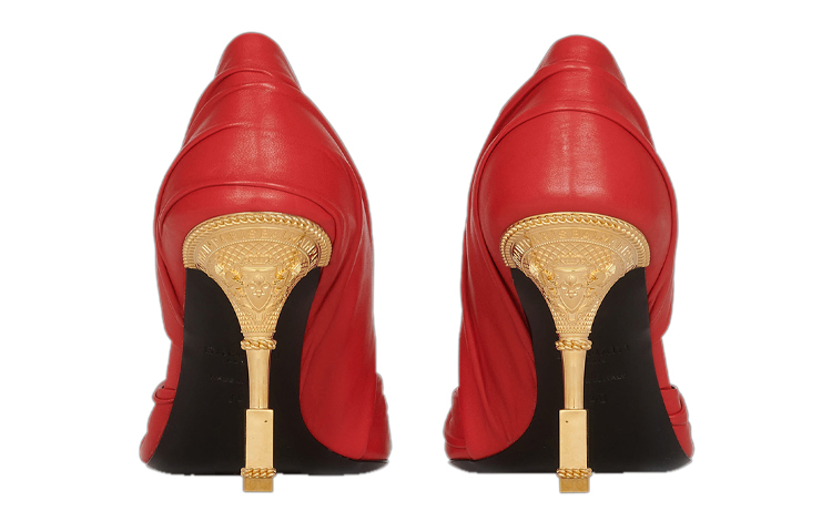 (W) Balmain Moneta 'Red Dangle Leather Heels' 圖 4
