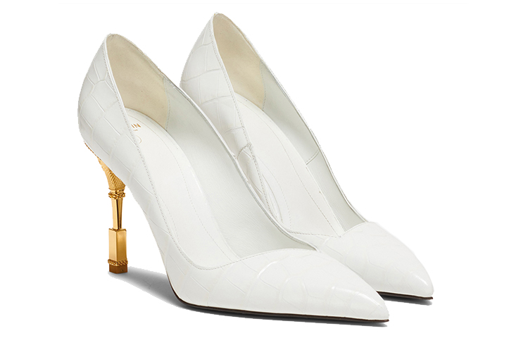 (W) Balmain Moneta High Heels 'White Crocodile Pattern' 圖 2
