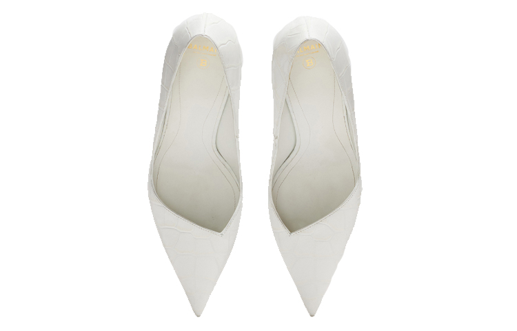 (W) Balmain Moneta High Heels 'White Crocodile Pattern' 圖 3
