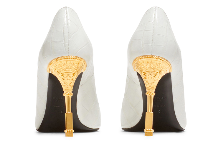 (W) Balmain Moneta High Heels 'White Crocodile Pattern' 圖 4