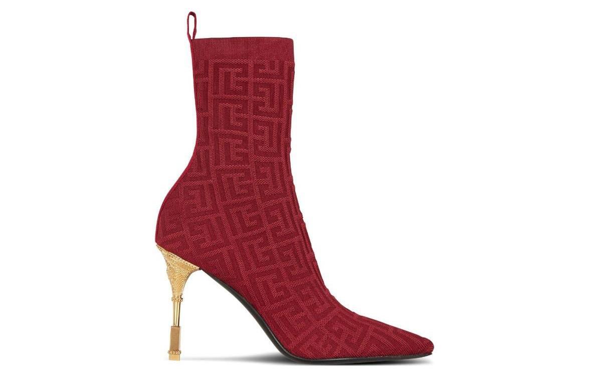 (W) Balmain Moneta Short Boots 'Red Fashion CMFT' 圖 2
