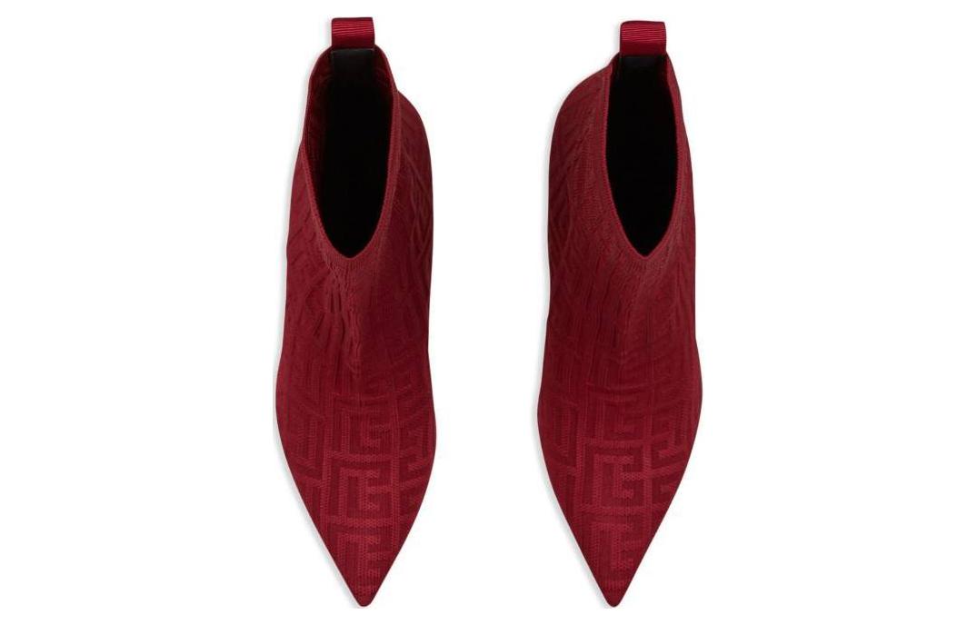 (W) Balmain Moneta Short Boots 'Red Fashion CMFT' 圖 4