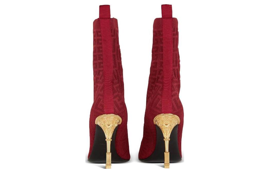 (W) Balmain Moneta Short Boots 'Red Fashion CMFT' 圖 5
