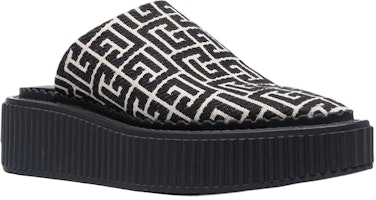 (W) Balmain Mule 'Logo Klasik Hitam' XN1UR711TJMAGFE Order (W) Balmain Mule 'Logo Klasik Hitam' XN1UR711TJMAGFE