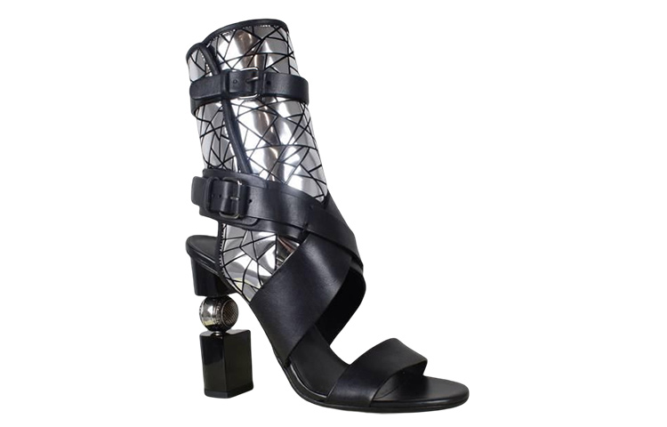 (W) Balmain Open-Toe Slide 'Black Silver' 圖 3