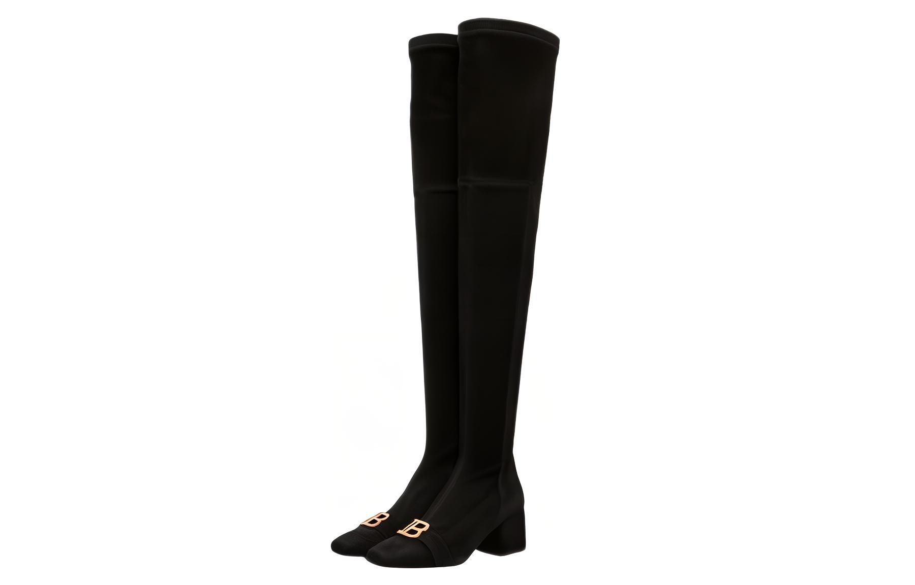 (W) Balmain Over-the-Knee Boots 'Black' 圖 3