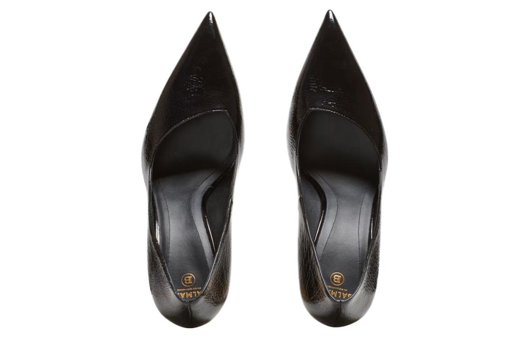 (W) Balmain Pointed-Toe Patent 'Black Stiletto Heels' 圖 4