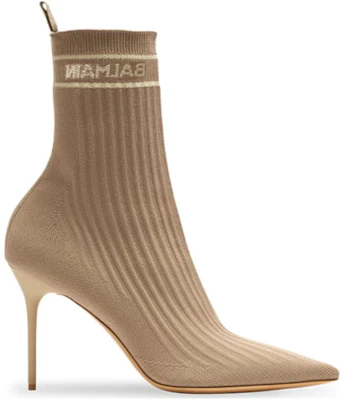 (W) Balmain Mules de Tacón de Aguja Punta Afilada 'Beige Moda' AN1TA641TSKT0AV Order (W) Balmain Mules de Tacón de Aguja Punta Afilada 'Beige Moda' AN1TA641TSKT0AV