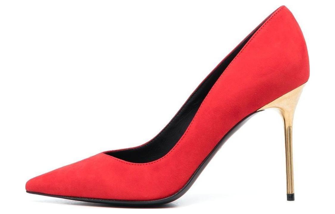 (Women) Balmain Pointed Toe Slip-On Stiletto 'Red Calfskin' AN1UA517LCMK3BZ