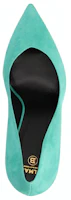 Lookbook (W) Balmain Zapato Calcetín Tacón de Aguja 'Terciopelo Verde' AN1UA517LCMK7CD