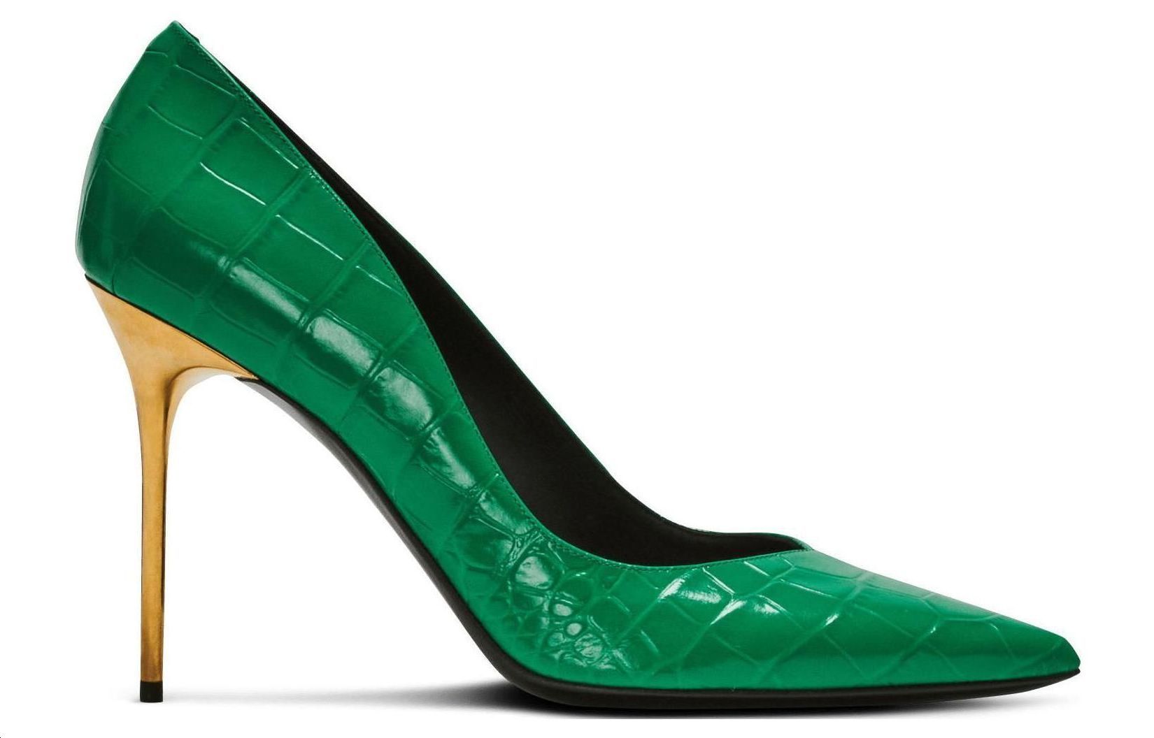 (W) Balmain Pointed Toe Stiletto 'Green CMFT' 圖 2
