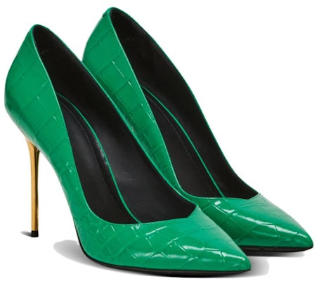 (W) Balmain Sepatu Hak Runcing 'Green Comfort' BN0UA517LCWY7DC Lookbook (W) Balmain Sepatu Hak Runcing 'Green Comfort' BN0UA517LCWY7DC