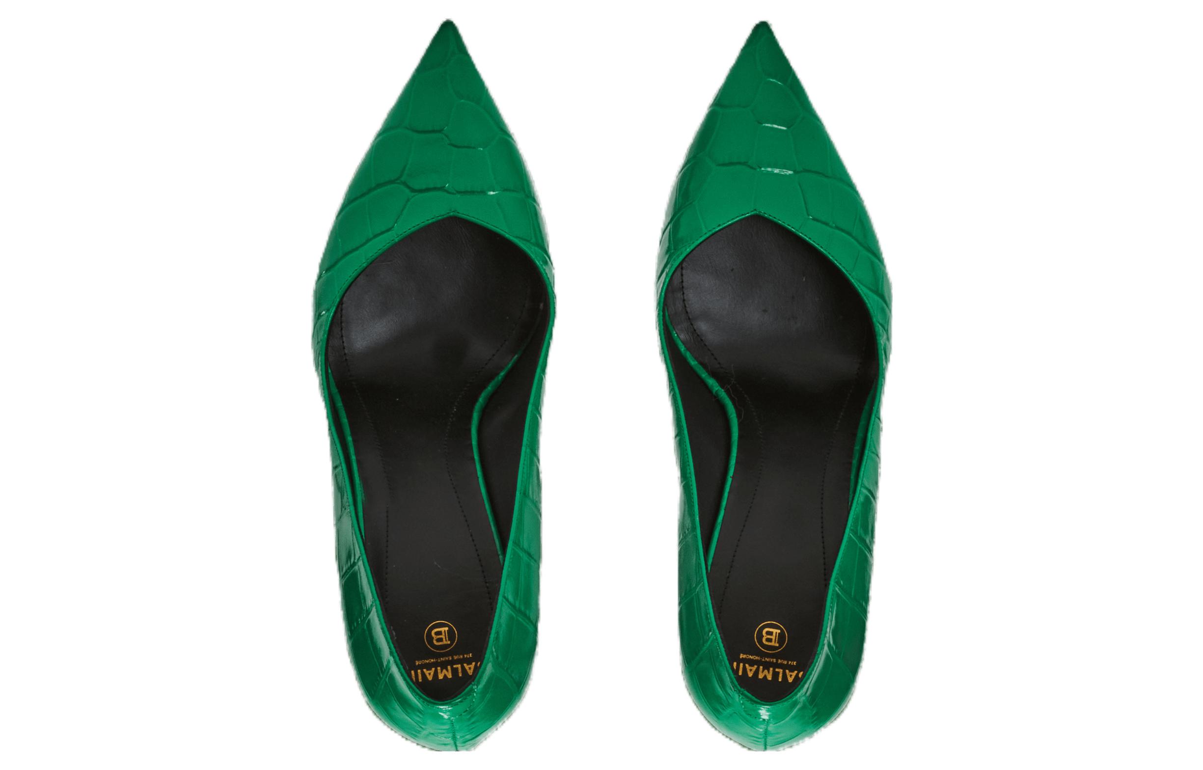 (W) Balmain Pointed Toe Stiletto 'Green CMFT' 圖 4