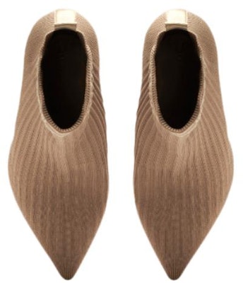 (W) Balmain Kasut Tumit Runcing Stiletto Mules 'Beige Fashion' AN1TA641TSKT0AV Lookbook (W) Balmain Kasut Tumit Runcing Stiletto Mules 'Beige Fashion' AN1TA641TSKT0AV