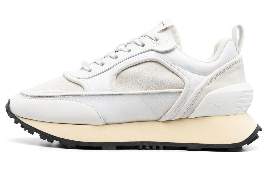 (W) Balmain Racer 'White Leather'
