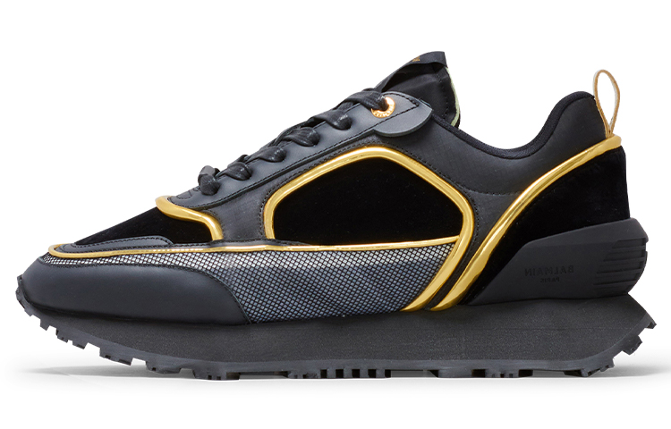 (W) Balmain Racer Low 'Black'