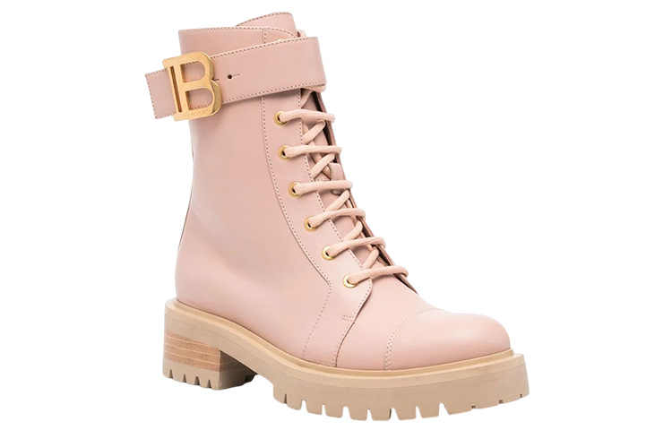 (W) Balmain Ranger Boots 'Pink Fashion Lace-Up' 圖 2