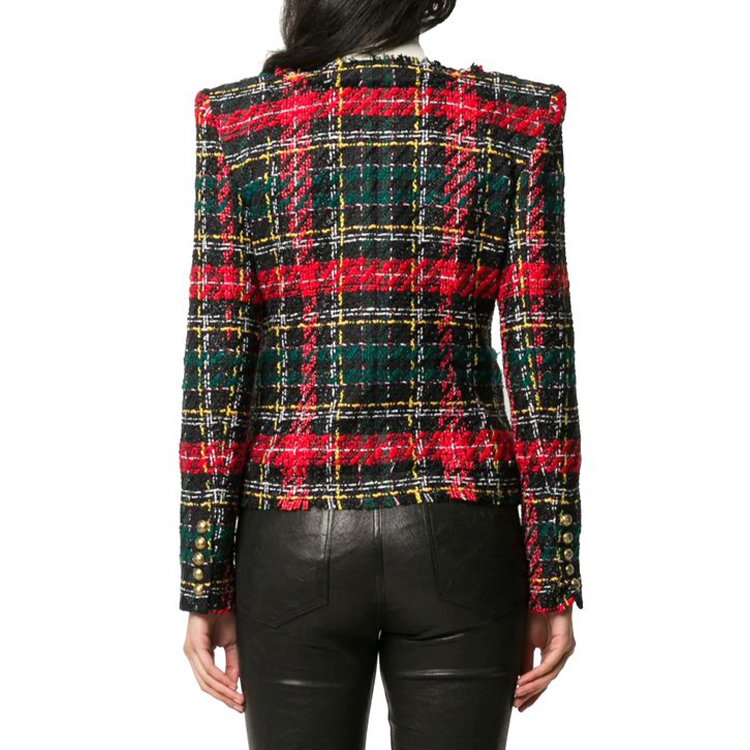 Shop (W) Balmain Jaket Kasual Logo Ringkas Merah UF1753-2X403-EAH