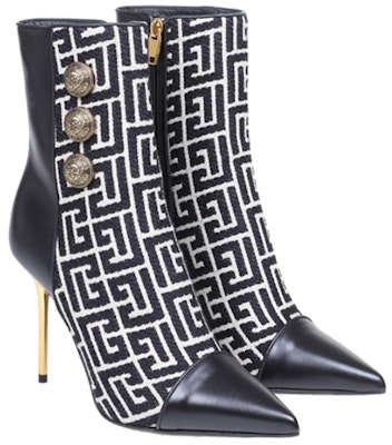 (W) Balmain Sepatu Boot Kulit Ankle Roni 'Hitam' YN1TA522TJMPGFE Order (W) Balmain Sepatu Boot Kulit Ankle Roni 'Hitam' YN1TA522TJMPGFE