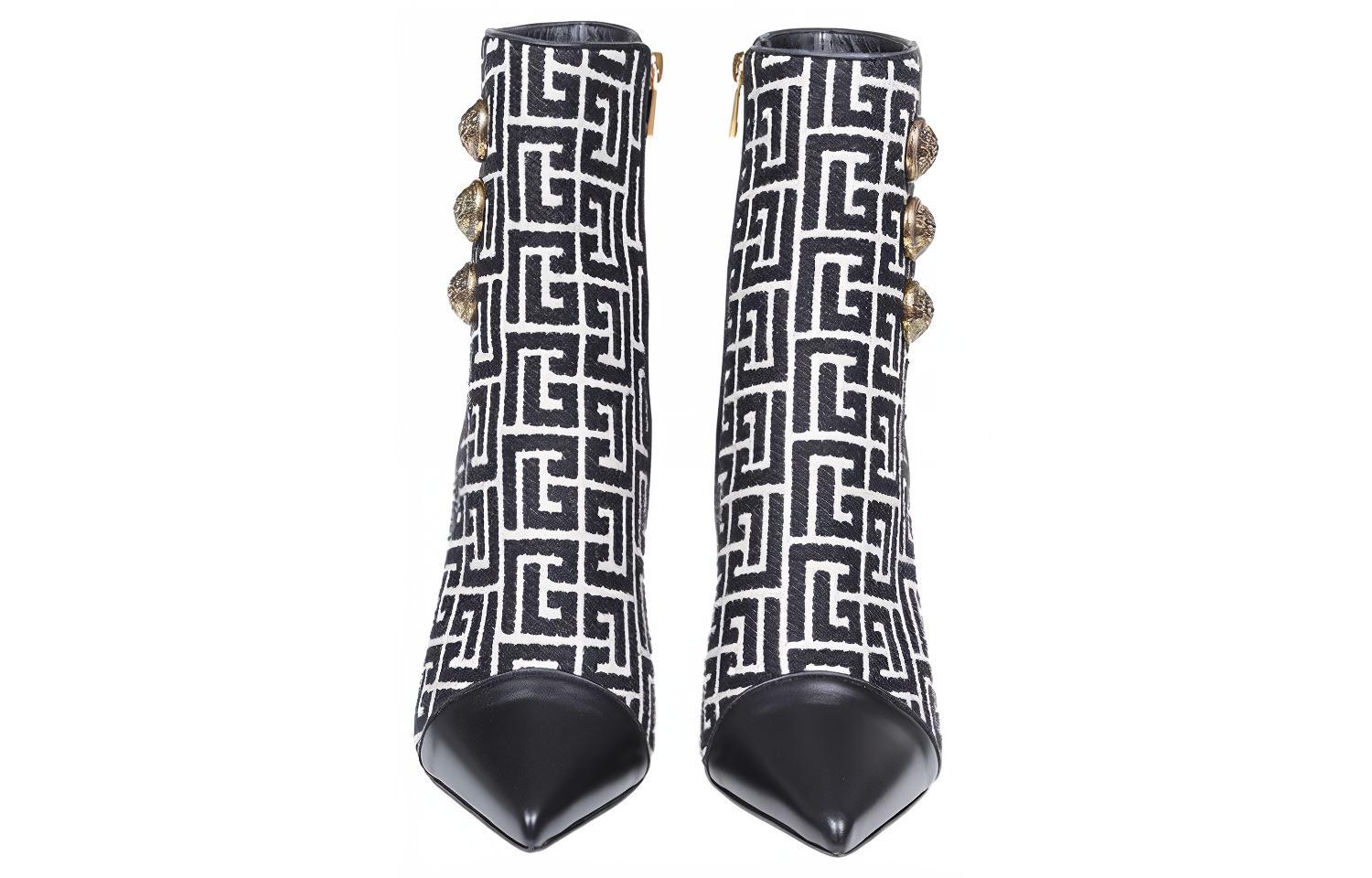 Lookbook (W) バルマン ローニ レザーアンクルブーツ (黒) YN1TA522TJMPGFE