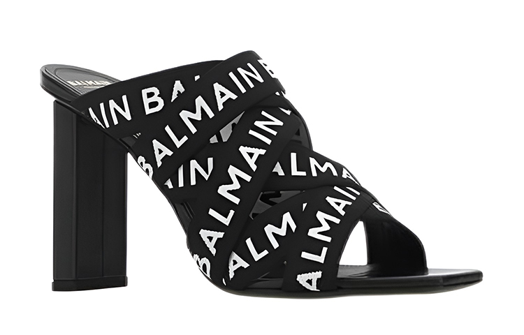 (W) Balmain Sandal 'Black Print' 圖 2