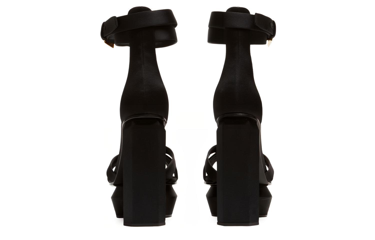 (W) Balmain Satin Buckle Slide 'Black' 圖 4