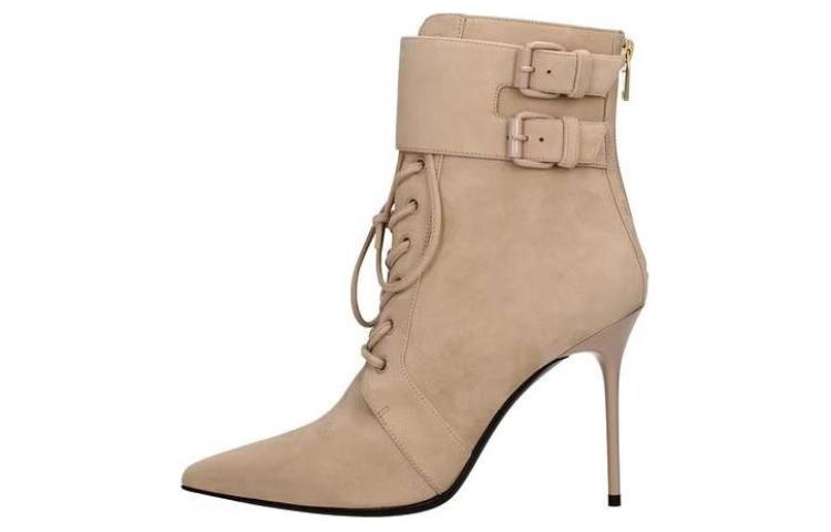 (W) Balmain Short Boots 'CMFTable Fashion Brown'